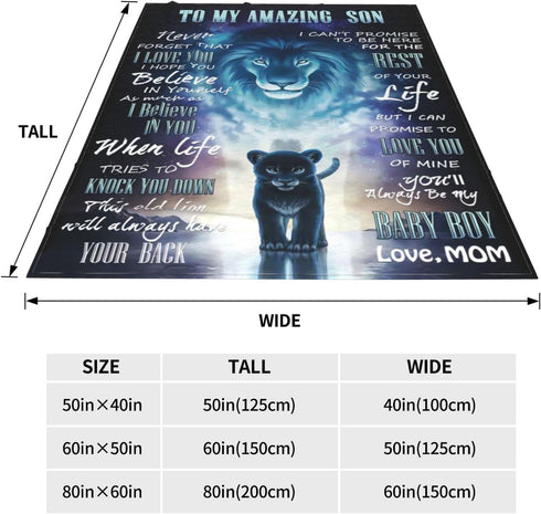 from Mom Son Super Soft Throw Blanket